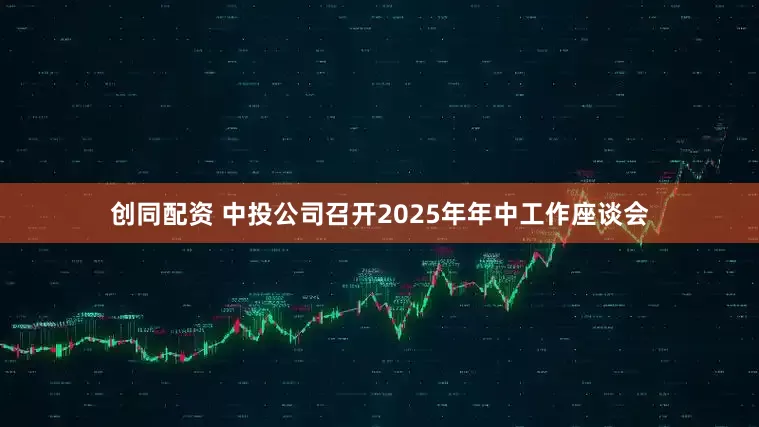 创同配资 中投公司召开2025年年中工作座谈会