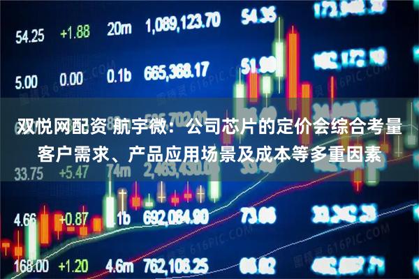 双悦网配资 航宇微：公司芯片的定价会综合考量客户需求、产品应用场景及成本等多重因素
