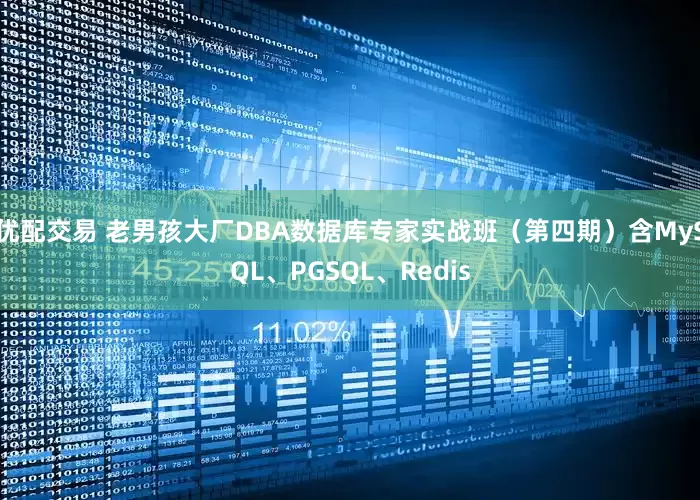 优配交易 老男孩大厂DBA数据库专家实战班（第四期）含MySQL、PGSQL、Redis